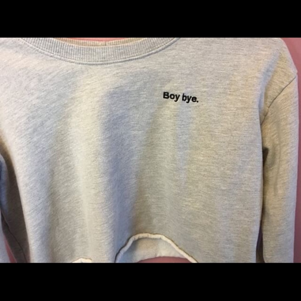 Cropped sweater